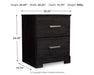 Signature Design Charcoal 7-Piece Bedroom Package