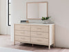 Signature Design Tan Bedroom Mirror