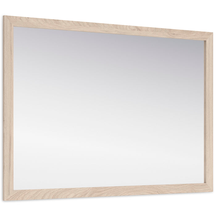 Signature Design Tan Bedroom Mirror