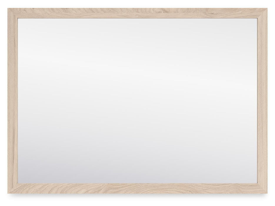 Signature Design Tan Bedroom Mirror