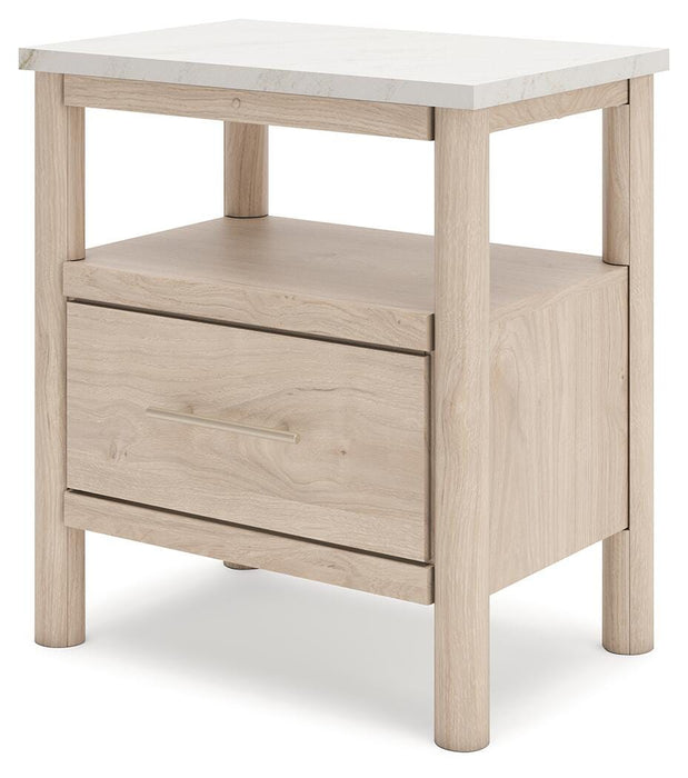 Signature Design Two-tone One Drawer Night Stand