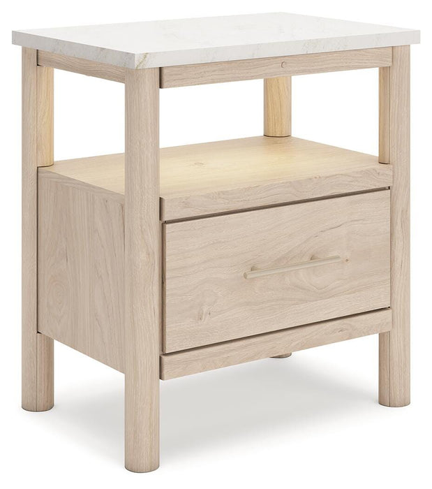 Signature Design Two-tone One Drawer Night Stand
