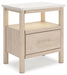Signature Design Two-tone One Drawer Night Stand