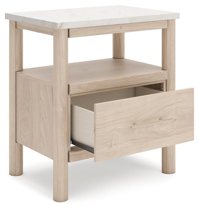 Signature Design Two-tone One Drawer Night Stand