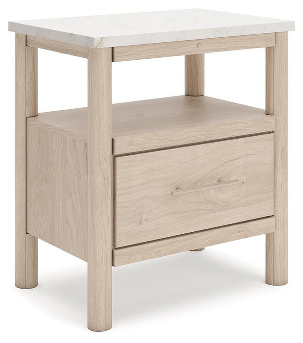 Signature Design Two-tone One Drawer Night Stand