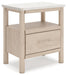 Signature Design Two-tone One Drawer Night Stand