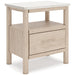 Signature Design Two-tone One Drawer Night Stand