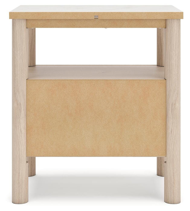 Signature Design Two-tone One Drawer Night Stand