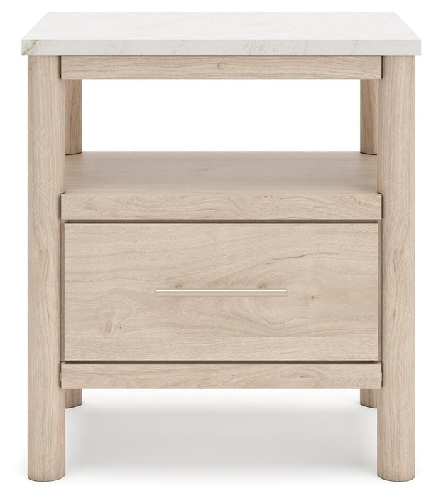 Signature Design Two-tone One Drawer Night Stand