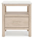 Signature Design Two-tone One Drawer Night Stand