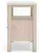 Signature Design Two-tone One Drawer Night Stand