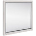 Signature Design White Bedroom Mirror