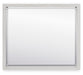 Signature Design White Bedroom Mirror