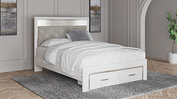 Signature Design White Full UPH Panel Headboard