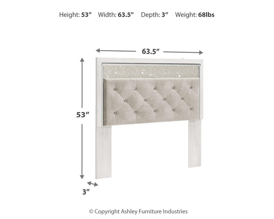 Signature Design White Queen UPH Panel Headboard