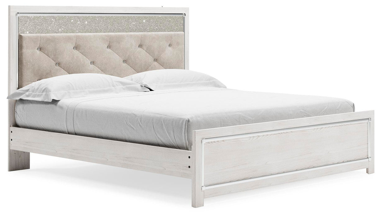 Signature Design White King Panel Bed