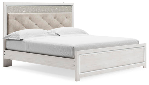 Signature Design White King Panel Bed
