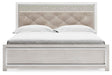 Signature Design White King Panel Bed