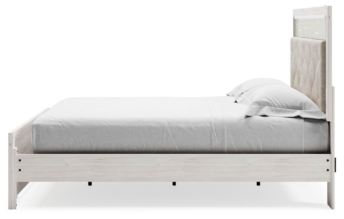Signature Design White King Panel Bed