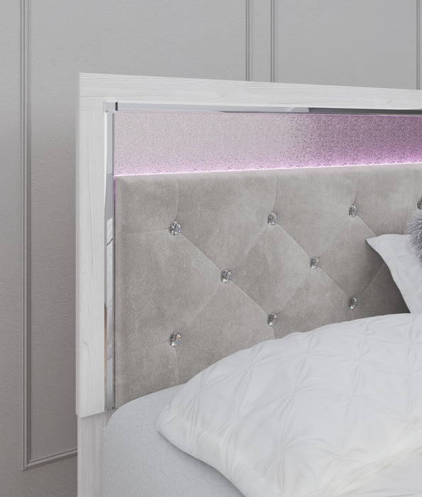 Signature Design White King Panel Bed