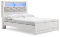 Signature Design White Queen Panel Bookcase Bed