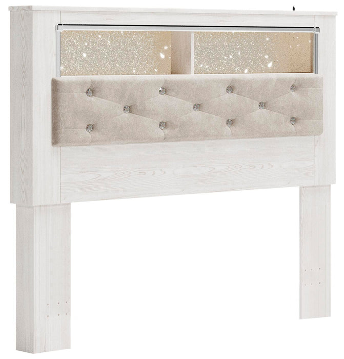 Signature Design White Queen UPH Panel Bookcase HDBD
