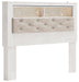 Signature Design White Queen UPH Panel Bookcase HDBD