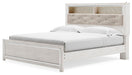 Signature Design White King Panel Bookcase Bed