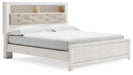 Signature Design White King Panel Bookcase Bed