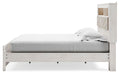 Signature Design White King Panel Bookcase Bed