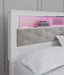 Signature Design White King UPH Panel Bookcase HDBD