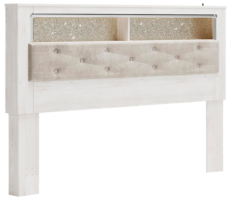Signature Design White King UPH Panel Bookcase HDBD