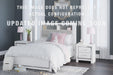 Signature Design White King Panel Bookcase Bed
