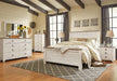 Signature Design Whitewash Queen Panel Headboard