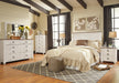 Signature Design Whitewash Queen Panel Headboard