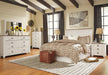 Signature Design Whitewash Queen Panel Headboard