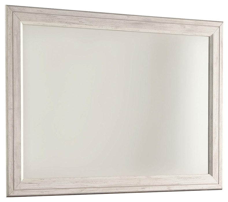 Signature Design Whitewash Bedroom Mirror