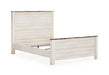 Signature Design Whitewash Queen Panel Headboard