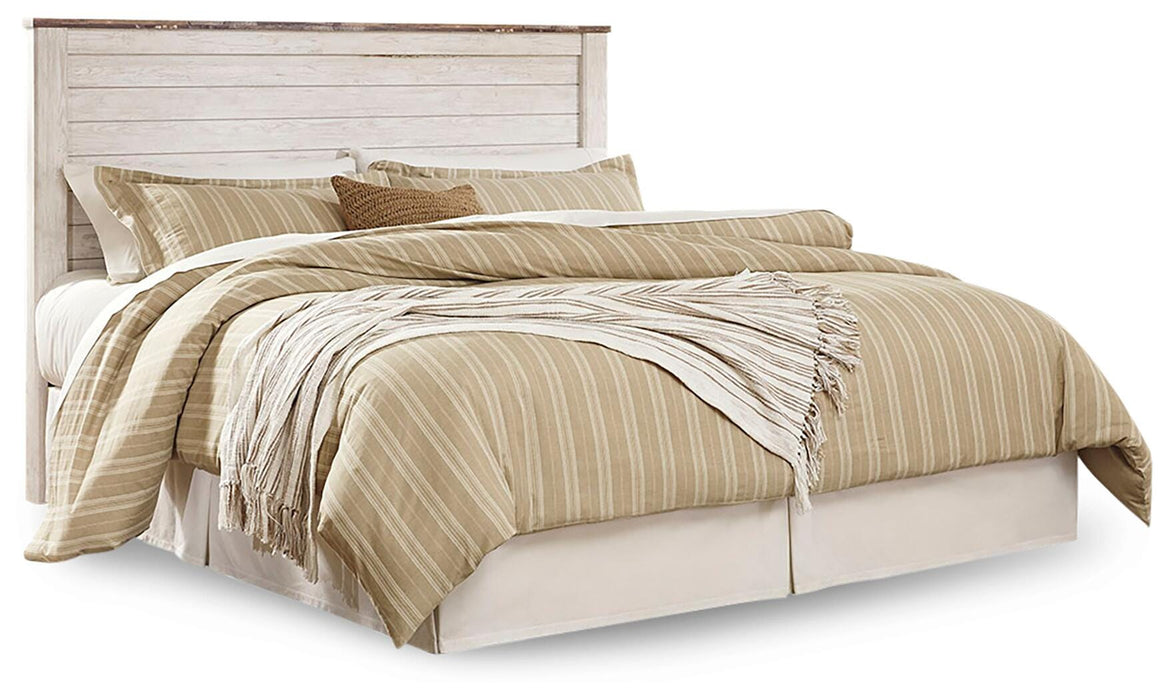 Signature Design Whitewash King/Cal King Panel Headboard