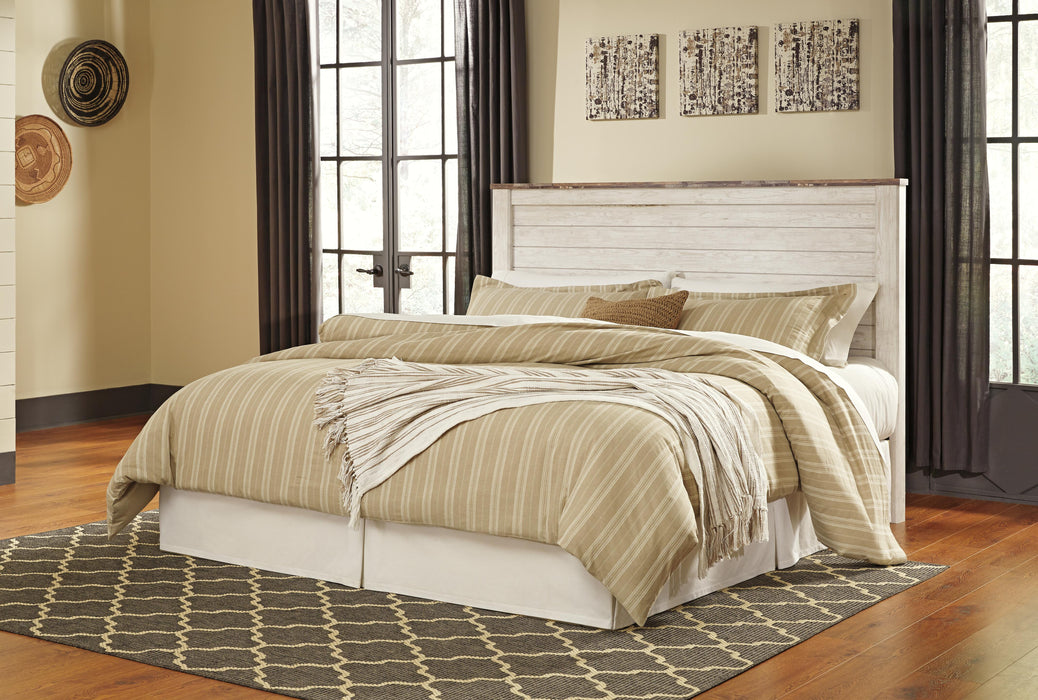 Signature Design Whitewash King/Cal King Panel Headboard