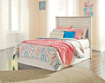 Signature Design Whitewash Full Panel Headboard