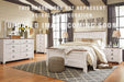 Signature Design Whitewash Twin Panel Headboard