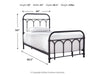 Signature Design Black Twin Metal HDBD/FTBD/Rails