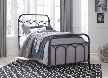 Signature Design Black Twin Metal HDBD/FTBD/Rails