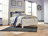 Signature Design Whitewash Queen Crossbuck Panel Bed