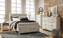 Signature Design Whitewash Queen Panel Headboard