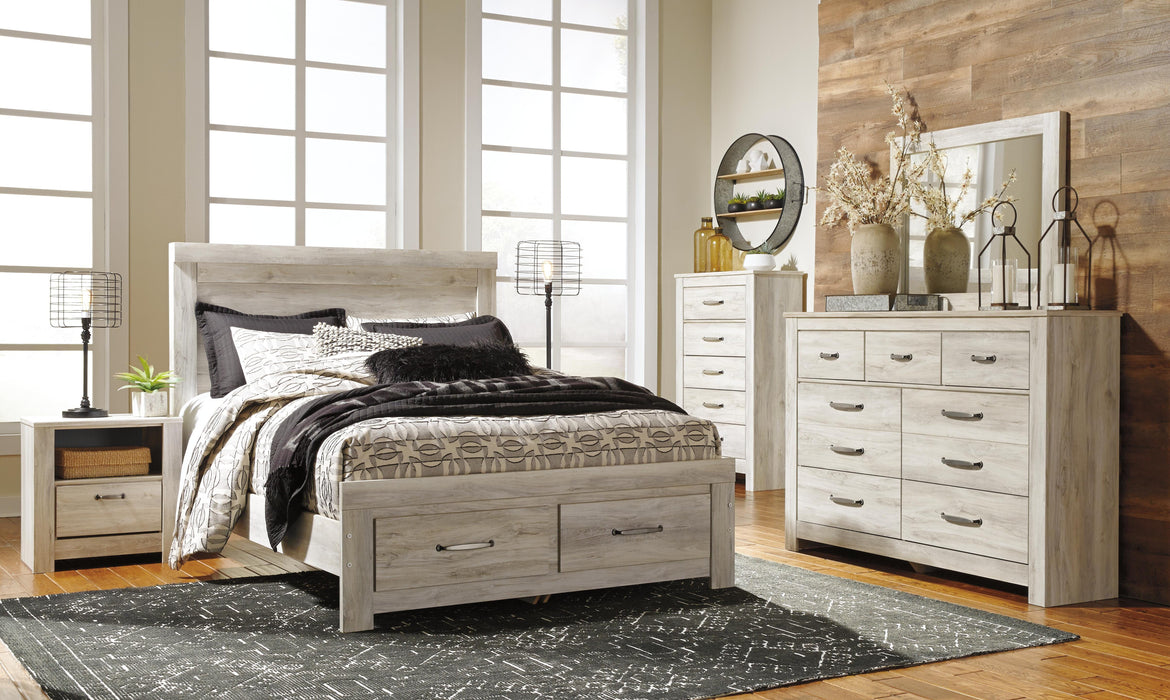 Signature Design Whitewash Queen Panel Headboard