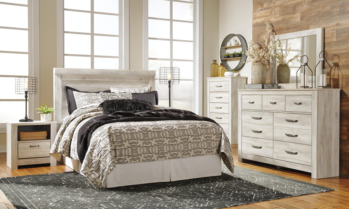 Signature Design Whitewash Queen Panel Headboard