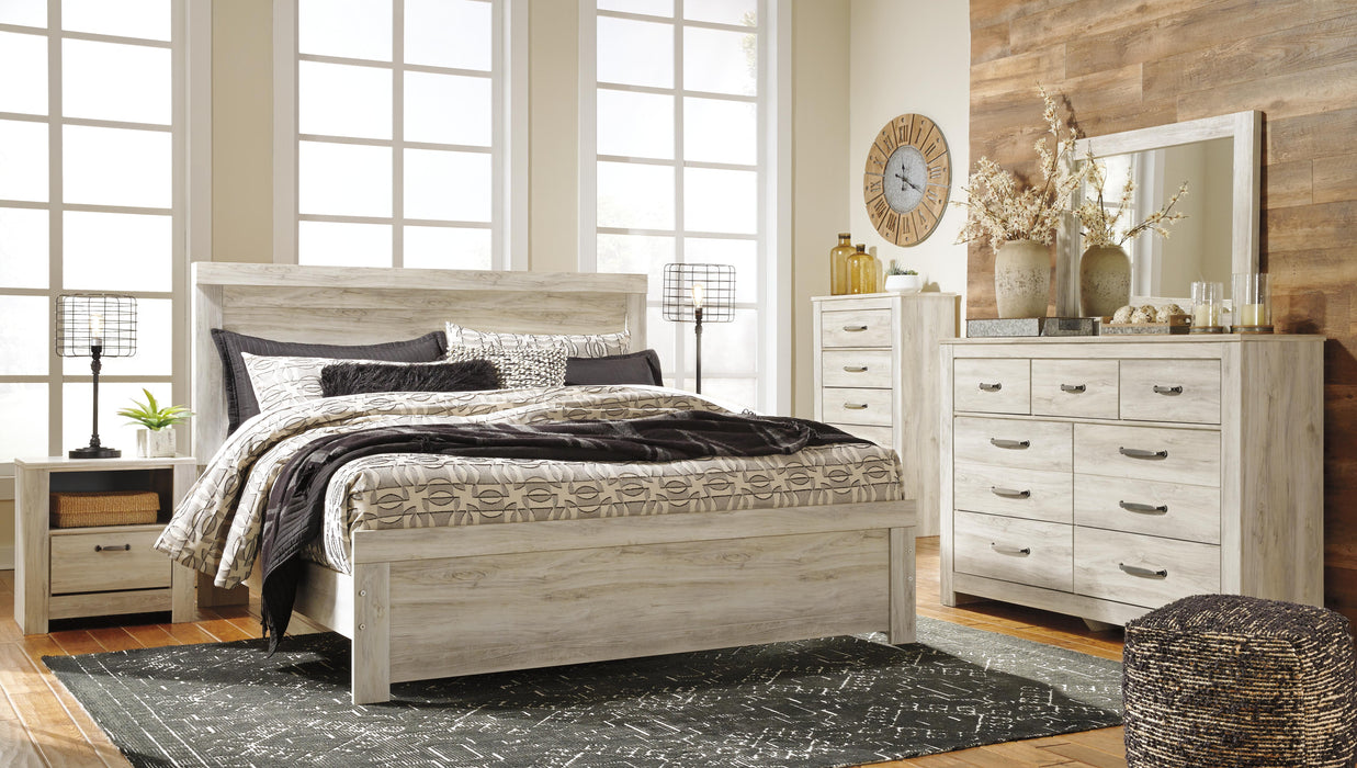Signature Design Whitewash King Panel Headboard