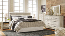 Signature Design Whitewash King Panel Headboard
